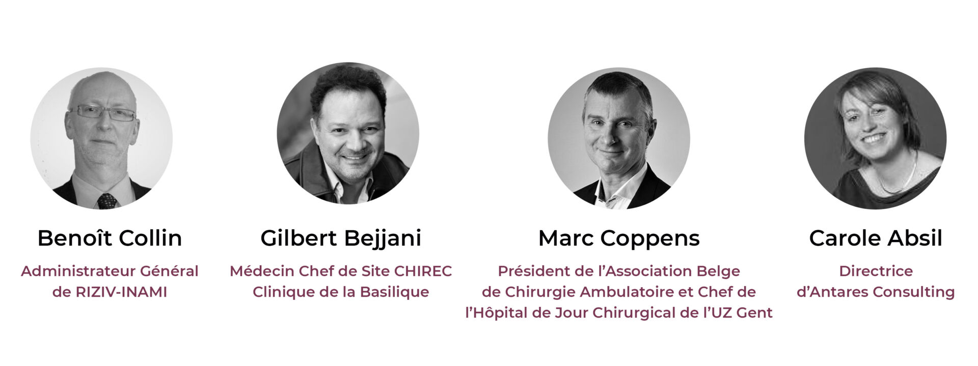 Benoit Collin, Gilbert Bejjani, Marc Coppens, Carole Absil
